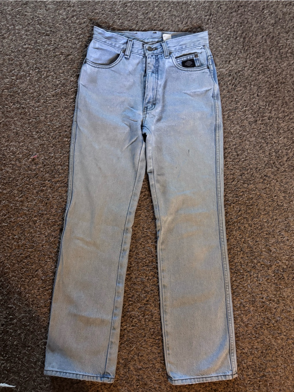 Harley-Davidson Light Blue Straight Leg Women's Jeans